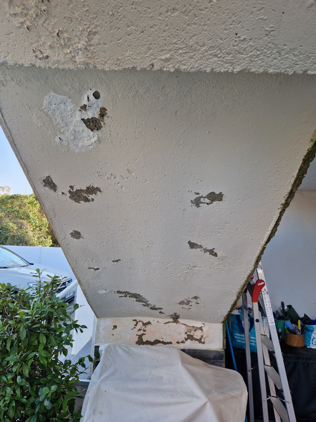 Avant et après peinture